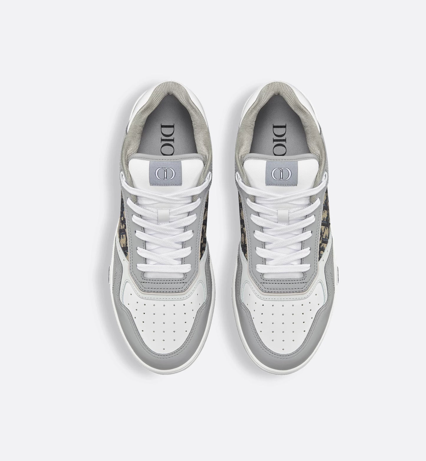 B27 Uptown Low-Top Sneaker Gray and White