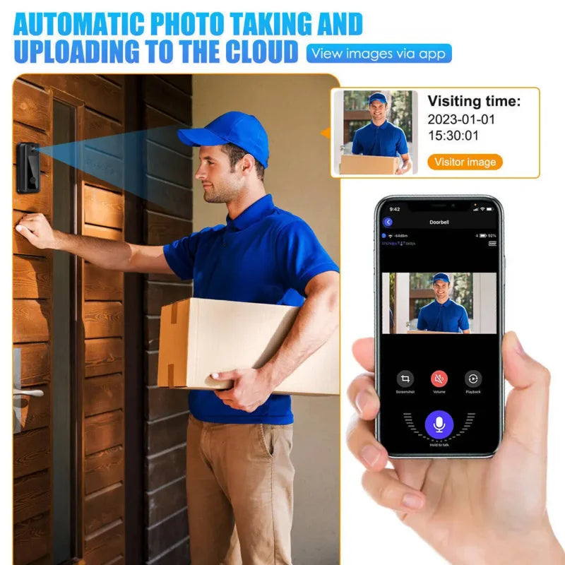 Smart Wireless Doorbell Camera