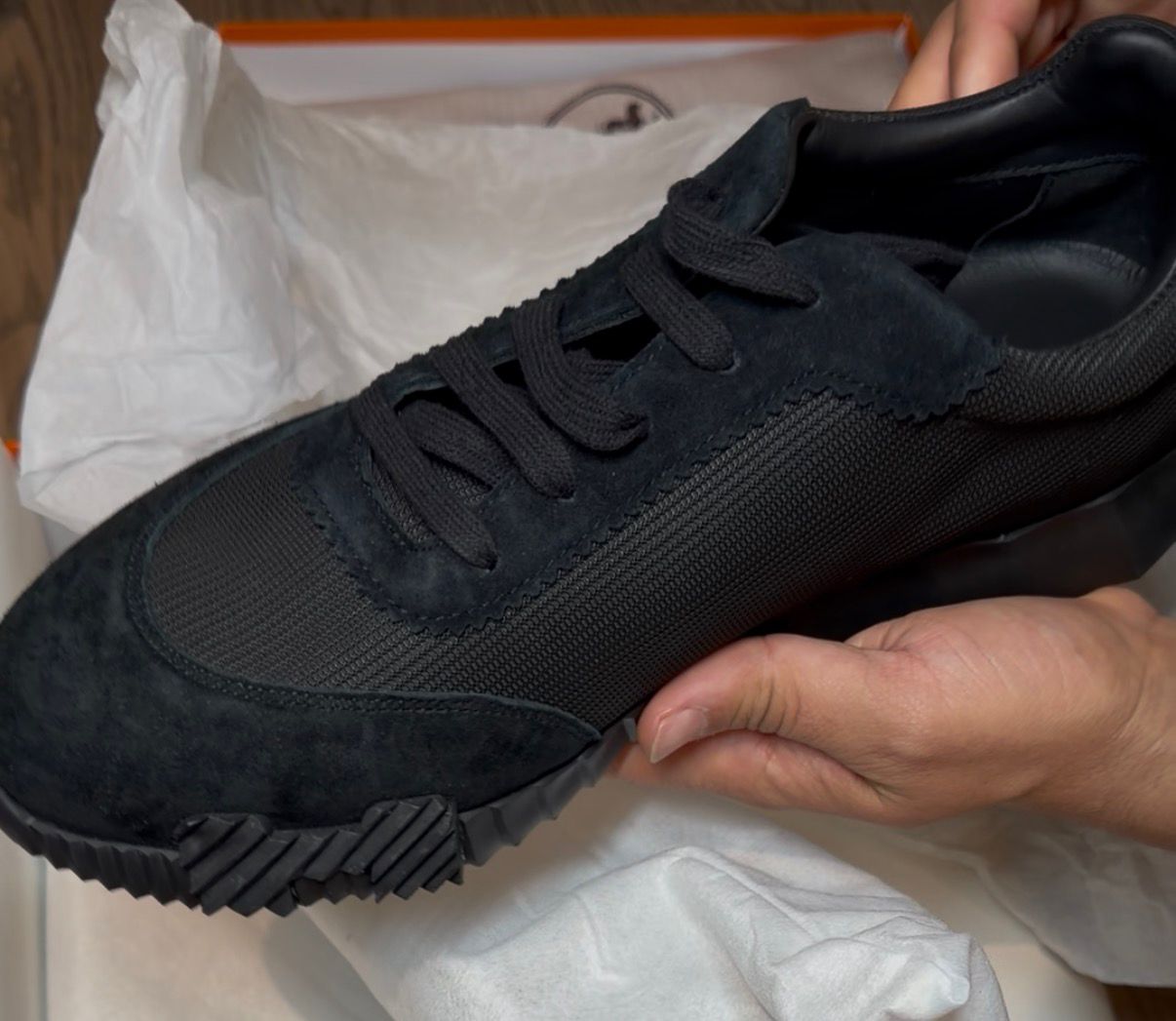 Hemers Bouncing sneaker All black